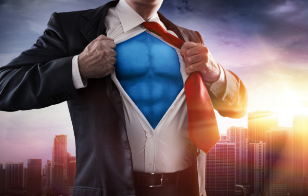 Business superhero